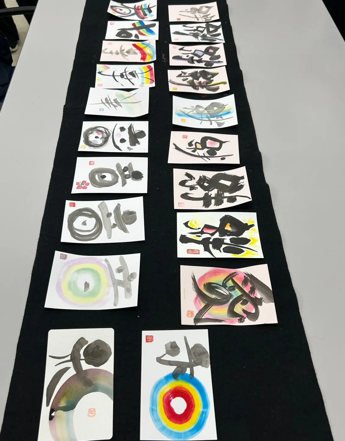 『おしゃれモダンな筆文字アート実践セミナー』終わりました!!